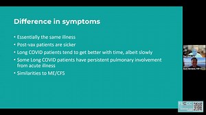 44 reactions · 17 shares | On last week's FLCCC Weekly Webinar, Dr. Paul Marik and Scott Marsland, FNP-C discussed lingering effects of long COVID and Long Vax. Here, Dr. Marik defines the similarities and differences of these spike protein-induced diseases. Watch full webinar here: https://covid19criticalcare.com/lingering-long-covid-long-vax/ #FLCCCAlliance #longCOVID #longvax | Frontline Covid19 Critical Care Alliance | Facebook