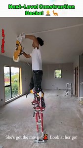 42K views | These Construction Stilts are a GAME CHANGER! 朗 Walkin' Like Giants! #stilts #construction #coo | Mr. Creative | Facebook