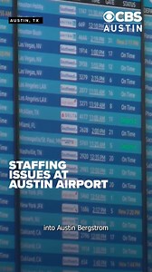 Travelers delayed coming to Austin due to air traffic controller staffing issues Story: https://cbsaustin.com/news/local/austin-bergstrom-experiences-ground-stop-due-to-air-traffic-controller-staffing-issues# | CBS Austin