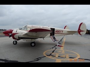 Flight in Beech Super 18 Volpar Tri-Gear SkyThrills Fullerton Airport Day Beechcraft C-45 GoPro