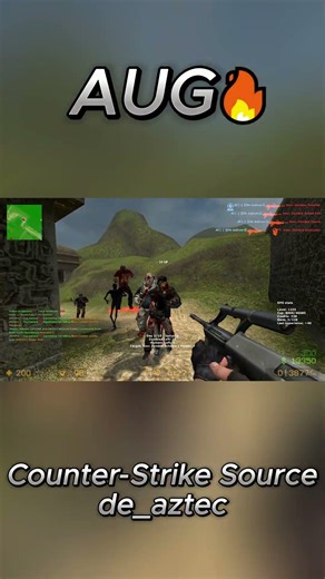 AUG🔥 l Counter-Strike Source I de_aztec #css #counterstrikesource #zombieapocalypse