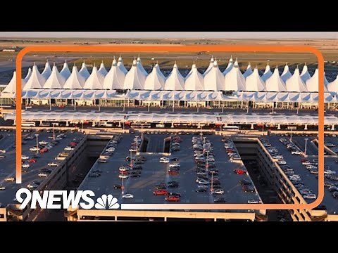Aerial footage: Denver International Airport