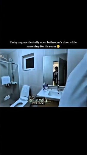 He Opened the Door… and Instantly Regretted It 😂 (Taehyung)