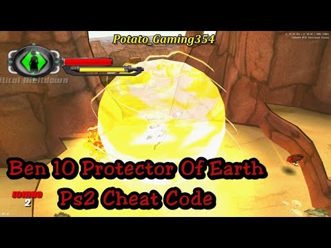 Ben 10 Alien Protector To Eart PS2 Cheat Code (Gameplay)
