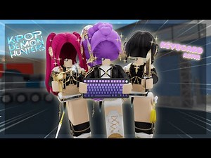 PLAYING MM2 AS HUNTR/X *Keyboard ASMR*