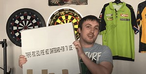 VIDEO: Edgar examines whether trebles on TV Dart Boards are bigger
