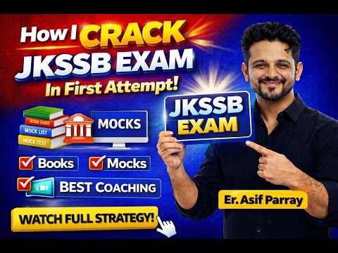 How I Cleared JKSSB in 1st Attempt | Full Study Plan, Smart Preparation Tips & Tricks You Must Know