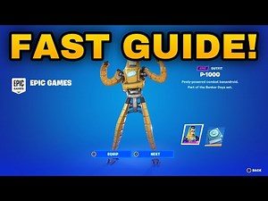 How To COMPLETE ALL P-1000 QUESTS CHALLENGES in Fortnite! (Quests Pack Guide)