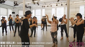 Mimi Quillin brought a little Fosse fun for everyone yesterday with The Verdon Fosse Legacy LLC! We love seeing dancers of all ages joining in on our Bob Fosse Master Class Series. (P.S. Did you spot Bianca Marroquin, Chita Rivera on Fosse/Verdon and Roxie Hart in Chicago The Musical?) 📷: Jacob Hiss, 💃: "Dancin' Man Duet," The Garry Moore Show (1958) #stepsonbroadway | Steps on Broadway