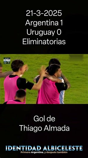 Argentina 1 Uruguay 0, 2025 World Cup Qualifiers