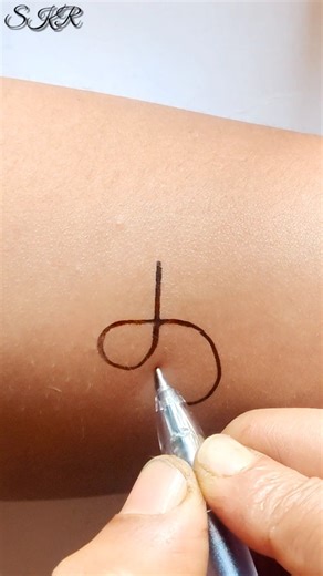 Stylish_K_Alphabet_tattoo #tattoo #fa9la #dhurandhar #song #khanna