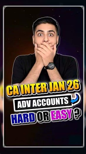 Paper Prediction Adv Accounts CA Inter Jan 2026 | By CA Pratik Thakkar #icai #caexams #cainter