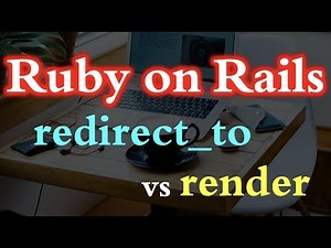 【Rails】redirect_to と render の違い（初心者向け）The difference between Render and Redirect_to in Rails