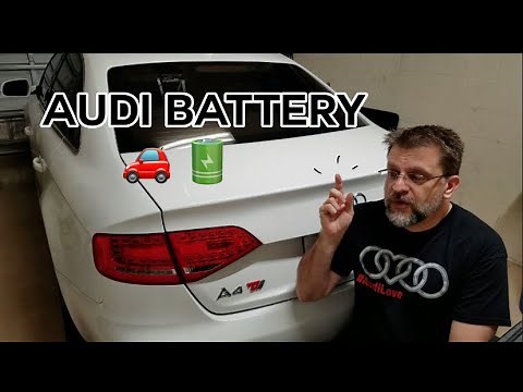 Audi A4 B8 Battery Replacement and coding using vagcom