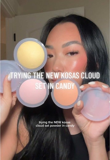 Trying the New Kosas Cloud Set in Candy | Makeup Try On