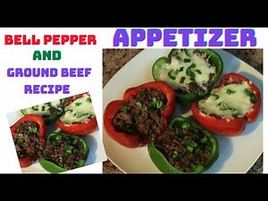 Bell pepper and ground beef recipe