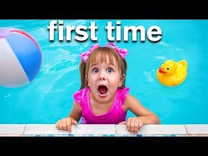 Daughter's First Time Swimming Alone *emotional*