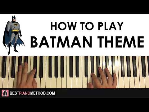 HOW TO PLAY - Batman Theme Song (Piano Tutorial Lesson)