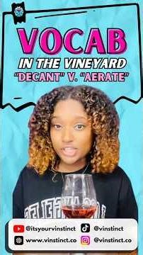 🍷🤓Aeration vs. Decanting: Same Goal, Very Different Methods.🤓🍷