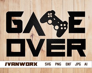 Game Controller svg | Video Game Controller svg | Game Over svg | Game Controller png | Game Controller Schablone | Game Controller Clipart - Etsy.de