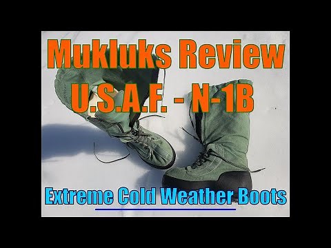 Mukluks Review - U.S.A.F. N-1B Extreme Cold Weather Boots #review #boots #reviews #coldweather