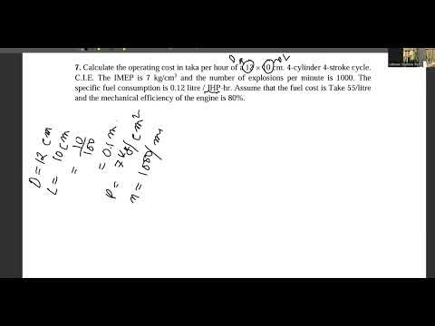 Mathematical Problem of Engine