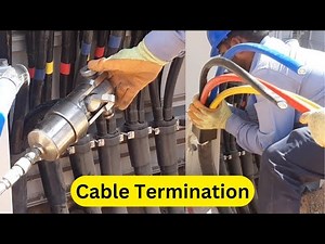 How to Terminate a 300mm Aluminum Underground Cable in a Distribution Panel - Step by Step Guide