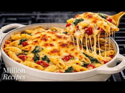 Everyone Asks For This Irresistible Creamy Spinach Pasta Every Week 🤤 This Disappears In Minutes