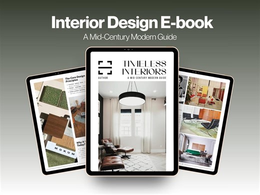 Mid-century Modern Interior Design Guide Canva Ebook Home Decor E-book Interior Design Principles Editable Template PLR Coaching Course Book - Etsy