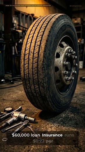 How to calculate cost per mile as an owner-operator #shorts
