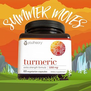 Take to the trails with Youtheory® Turmeric Extra Strength Vegetarian capsules, and make all the moves you want this summer. #LoveYoutheory #Supplements #Turmeric #Turmericbenefits #curcumin #antiinflammatory #vegetarian #antioxidant #jointhealth #joints #turmericroot #turmericcurcumin #healthyjoints | Youtheory | Facebook