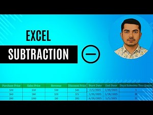 Excel Subtraction Made Easy: A Beginner's Guide