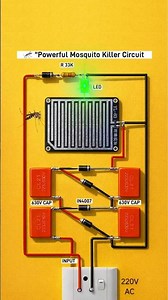 🔥 High Voltage Mosquito Killer Trap Circuit | DIY Electronics Project