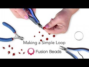 Learn how make a Simple Loop with Fusion Beads