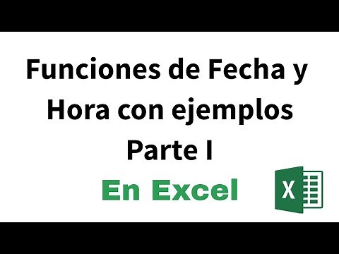 Fecha y Hora en Excel - Funciones Básicas con ejemplos paso a paso
