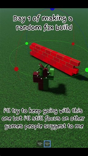day 1 of making a random f3x build #roblox #building #f3x