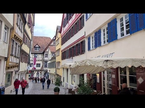Tübingen Germany 🇩🇪 | Beautiful Old Town Walking Tour - Historic University Town (POV)