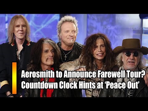 Aerosmith to Announce Farewell Tour Countdown Clock Hints at ‘Peace Out’