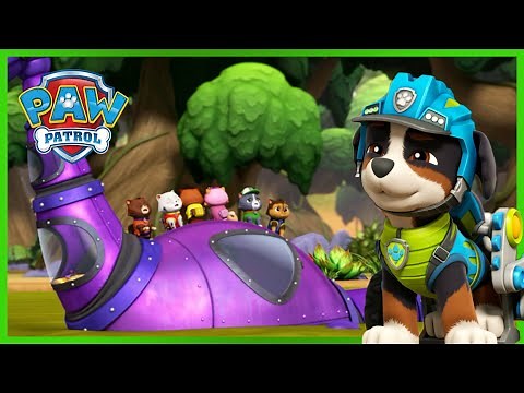 PAW Patrol Dino Rescue Pups save the trapped dinosaur and more! - PAW Patrol - Cartoons for Kids