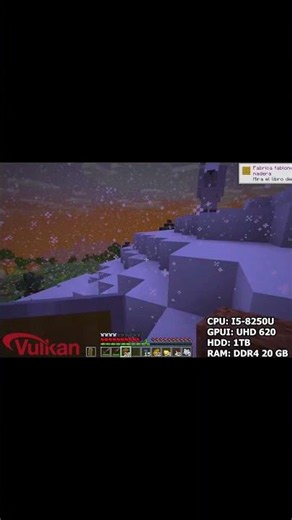 Why are they pushing me? 😂 Minecraft Vulkan Test