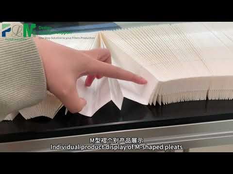 PLCZ55-1250-S Full Auto CNC Knife Paper Pleating Machine