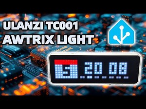 Ulanzi TC001, Awtrix Light installation, Home Assistant integration, notification output