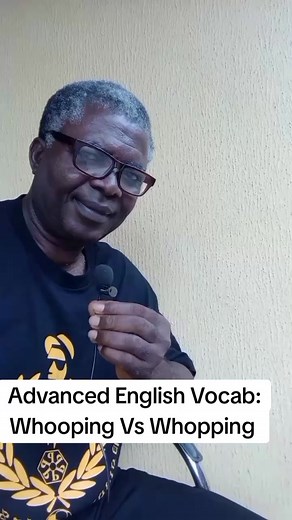 Commonly Misused Words: Whooping Vs Whopping #english #viralvideo #tiktoknija #english #pronunciation #teaching