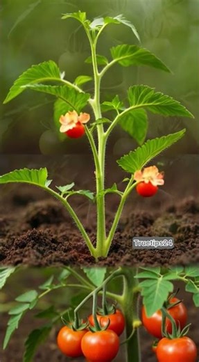 Amazing Tomato Growth Timelapse | Seed → Flower → Fruit #shorts #plants #timelaps #timelapse