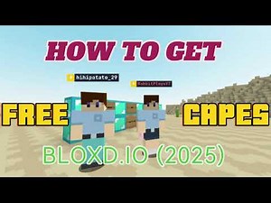 How to get FREE SUPER CAPES in Bloxd.io (2025)
