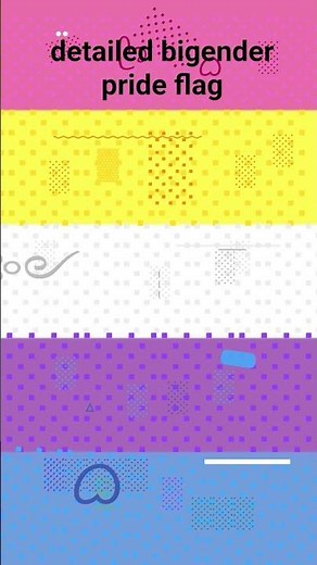 detailed bigender pride flag -rare pride flag