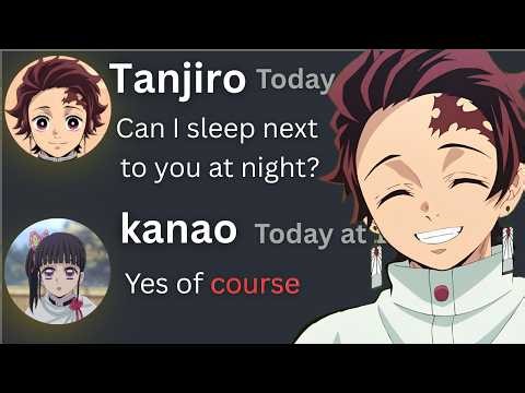 A Romantic Night Between Tanjiro and Kanao 🌙💖 | Demon Slaye