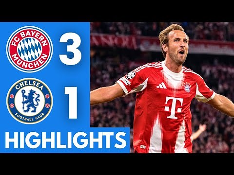 Bayern Munich vs Chelsea (3-1) Highlights | UEFA Champions League 2025/26