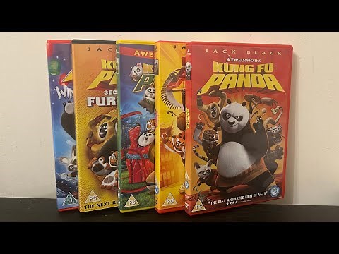 My Kung Fu Panda DVD Collection Update 2023 (UK) DVD Unboxings - DreamWorks Animations