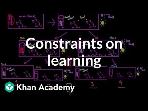 Biological constraints on learning | Behavior | MCAT | Khan Academy